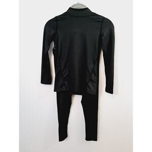 Anngoti NEW! Kids Black 2 Piece Stretch Athletic Pants And Shirt XS